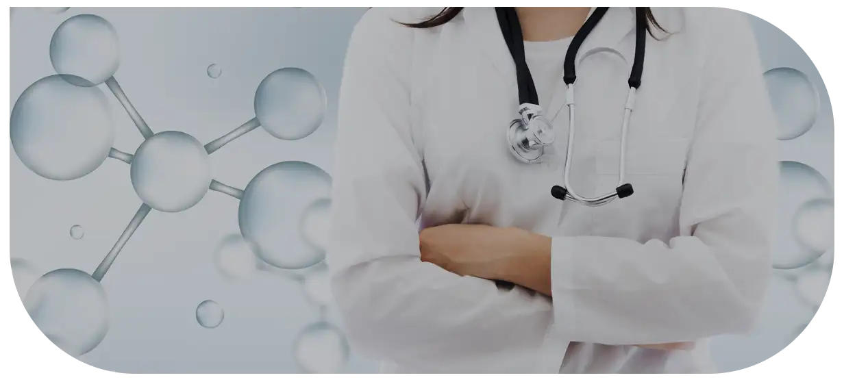 Image illustrating the benefits and uses of peptide therapy for health and skin