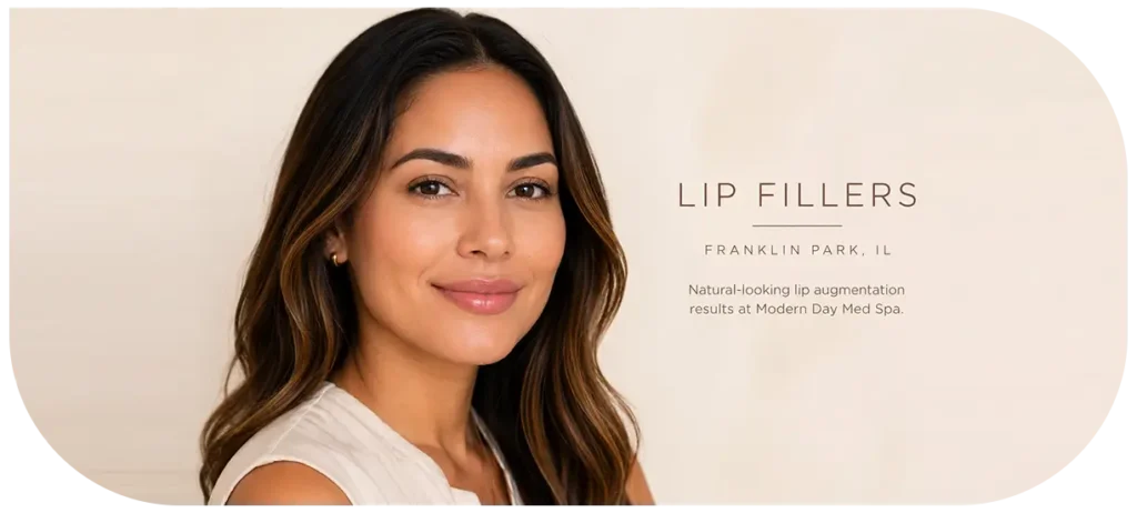 Lip Fillers Franklin Park IL — natural-looking lip augmentation results at Modern Day Med Spa