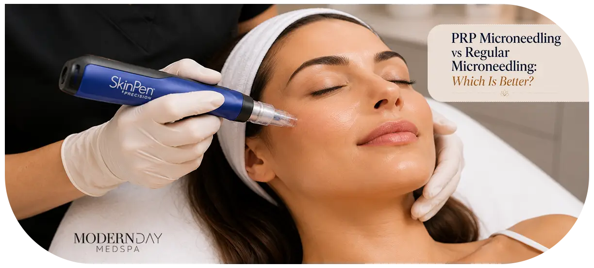PRP microneedling vs regular microneedling treatment Franklin Park IL