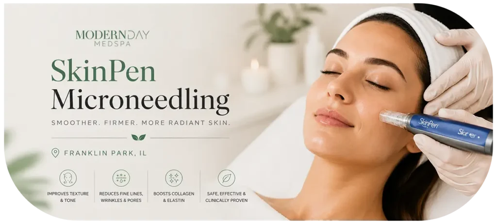 SkinPen microneedling treatment Modern Day Med Spa Franklin Park IL