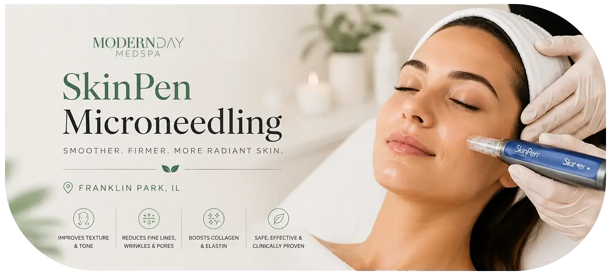 SkinPen microneedling treatment Modern Day Med Spa Franklin Park IL