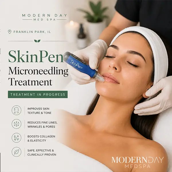 SkinPen microneedling treatment Modern Day Med Spa Franklin Park IL