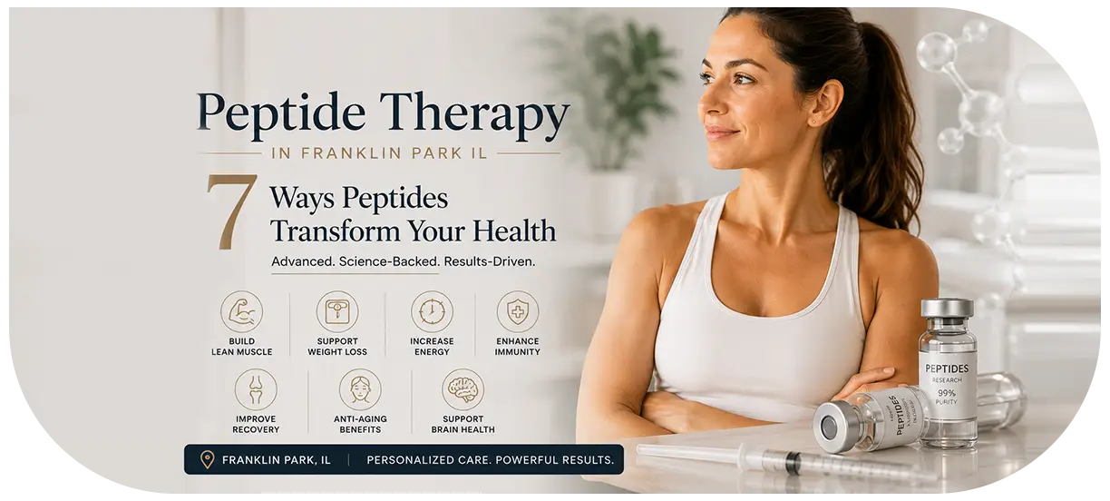 peptide therapy in Franklin Park IL consultation Modern Day Med Spa specialist
