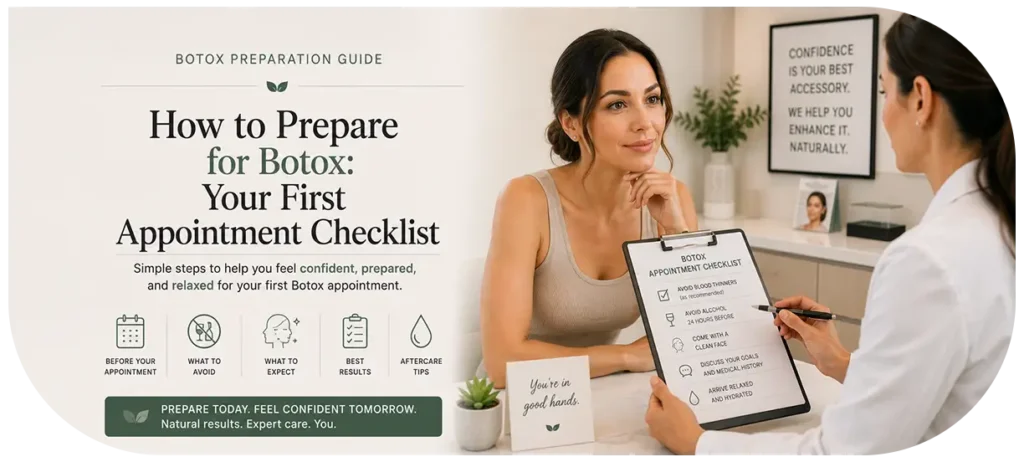 how to prepare for Botox first appointment
