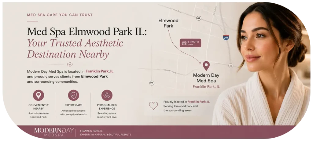 Med Spa Elmwood Park IL near Franklin Park Modern Day Med Spa