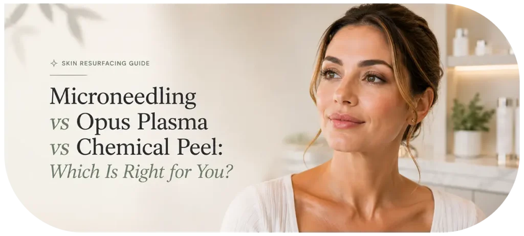 Microneedling vs Opus Plasma vs Chemical Peel Which Is Right for You