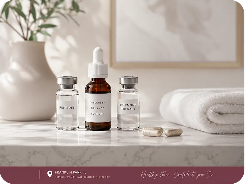 peptides vs hormone therapy wellness comparison Modern Day Med Spa Franklin Park IL