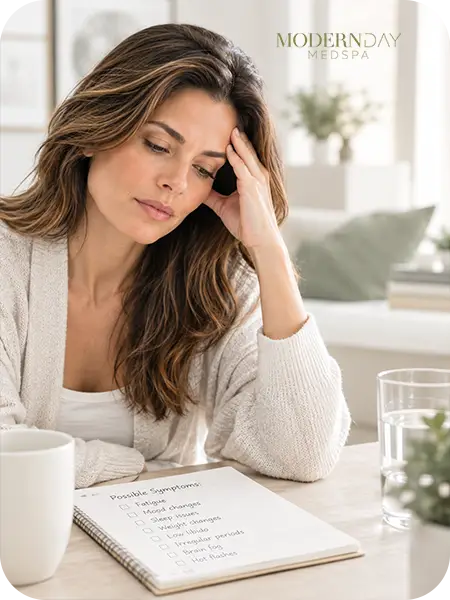 The signs of hormone imbalance often appear as a cluster of symptoms rather than one isolated issue.